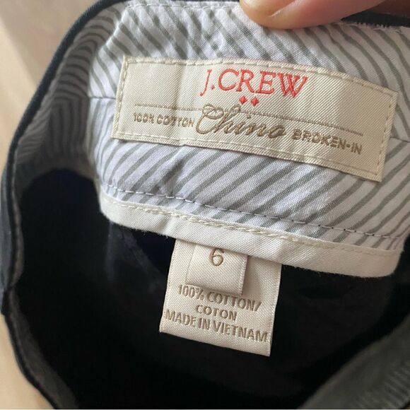 J Crew Chino 100% Cotton black Shorts - Picture 4 of 4